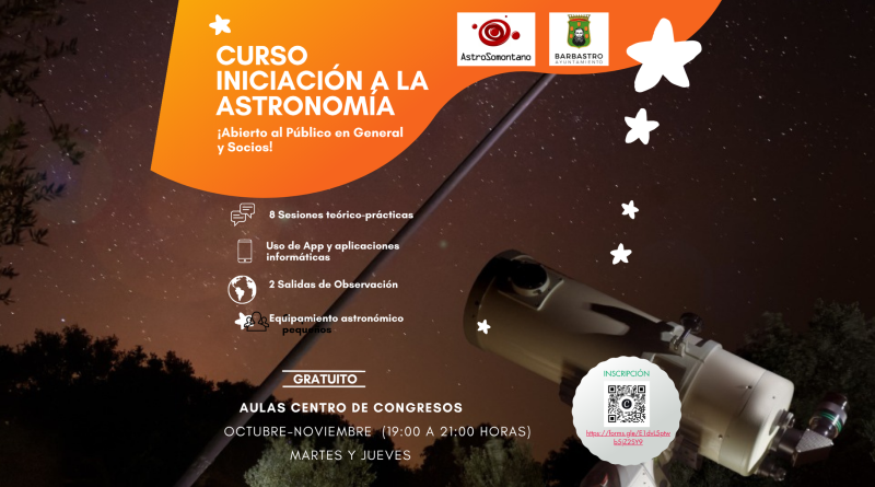 CURSO INICIACIÓN A LA ASTRONOMÍA